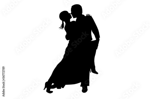 Tango dancers
