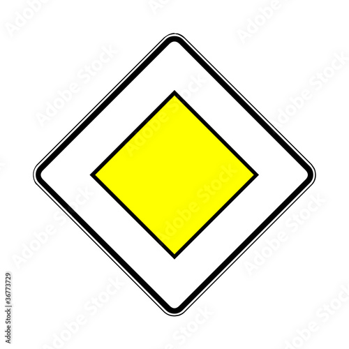 Verkehrsschild - 306 Vorfahrtstraße