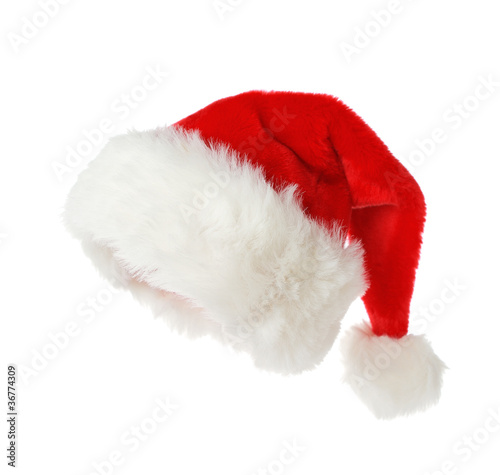 Santa hat isolated on white background