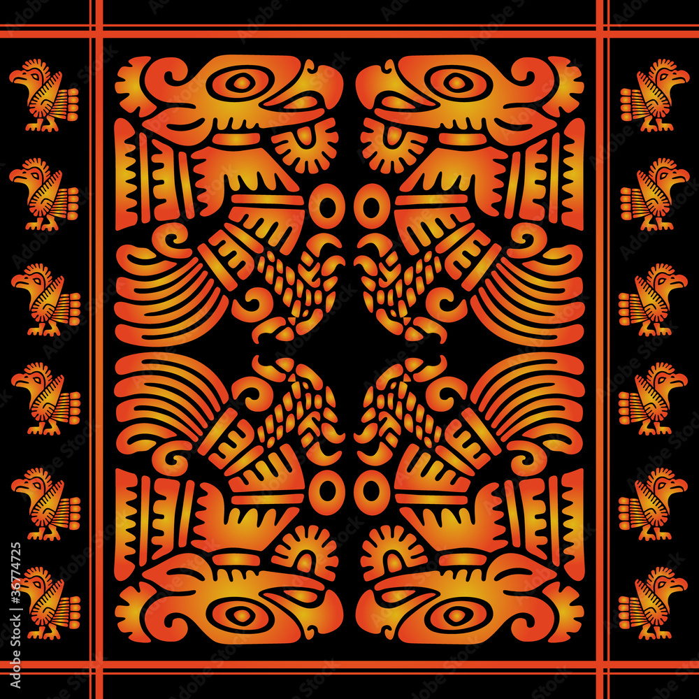 African decorative pattern