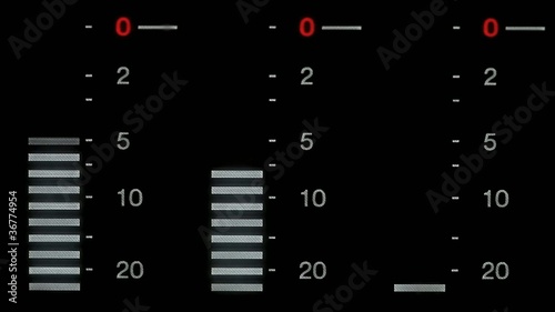 Level meter audio