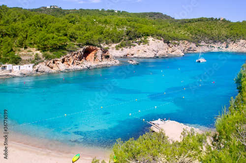 Ibiza Port de San Miquel San Miguel beach