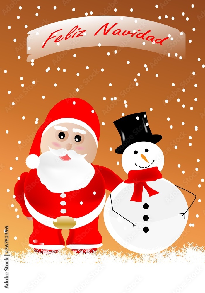 Postal de feliz navidad Postal de feliz navidad