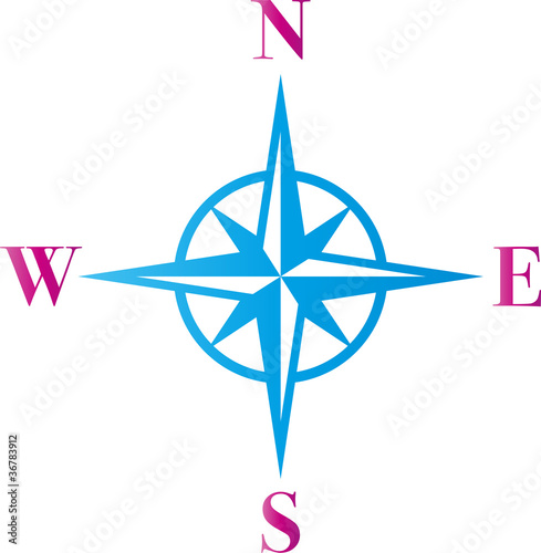 Kompass, compass, Logo, Zeichen