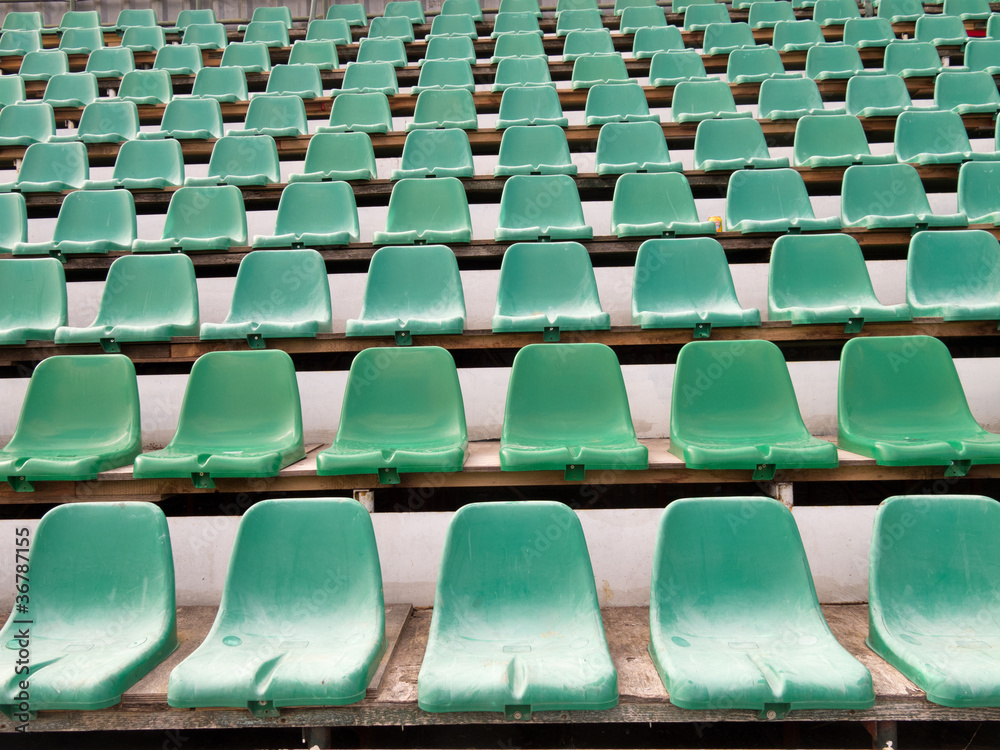 Fototapeta premium chairs in stadium