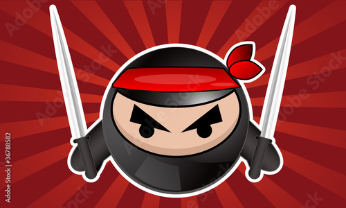 Cartoon ninja