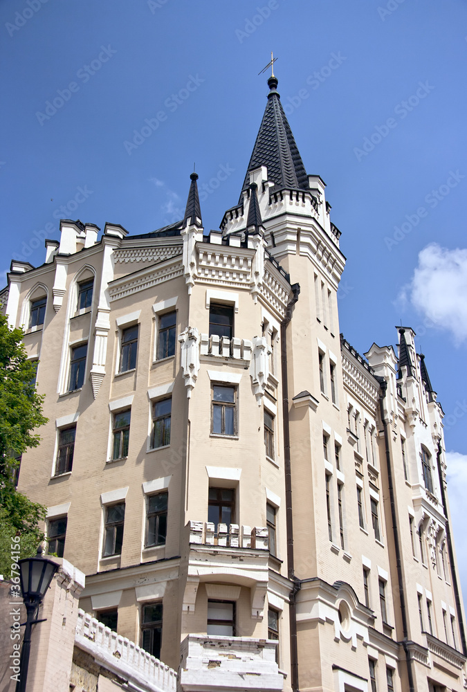 Richard's castle on Andreevsky descent in Kiev