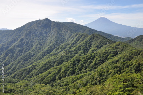 本社ヶ丸より富士山