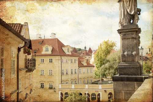 Foto Prague. Retro-style