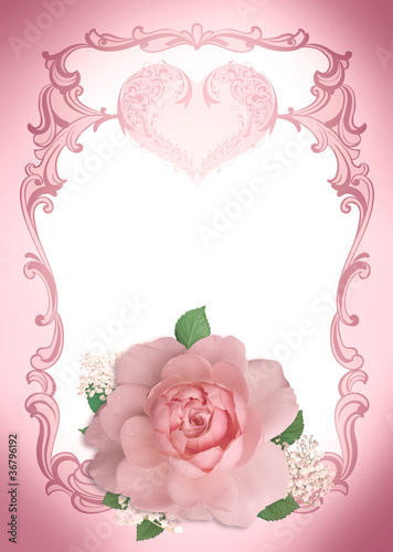frame rose