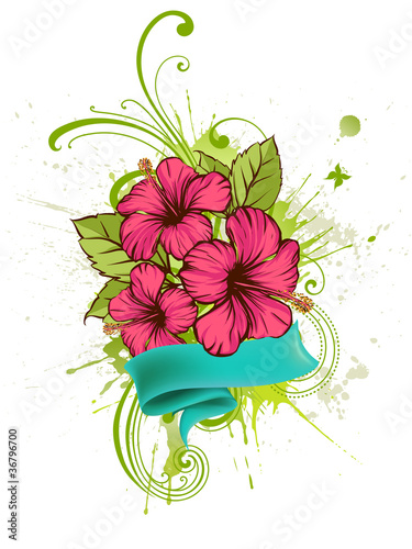 Fototapeta Naklejka Na Ścianę i Meble -  Floral background