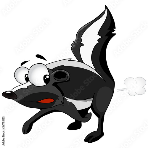 Cartoon Character Skunk