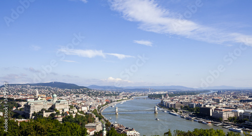 panoramic view of budapest from gallert hill, hungary © takepicsforfun