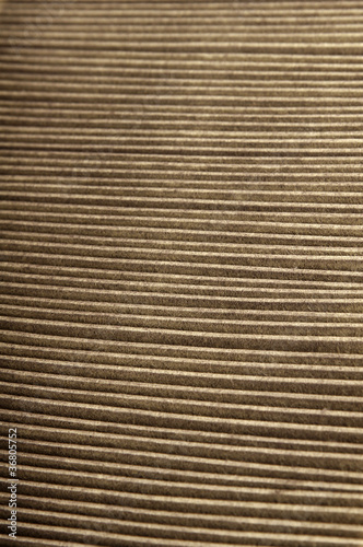 Used air filter detail