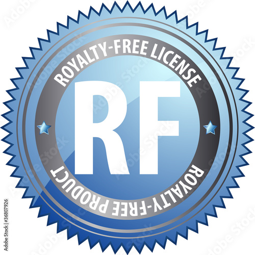Royalty-free license badge