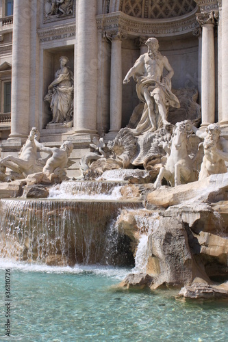 Fontaine de Trevi à Rome