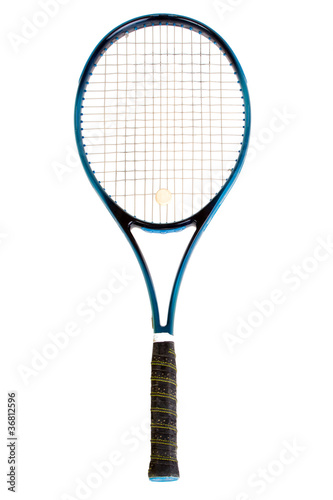 Fotografie, Obraz Tennis racket, isolated on white background