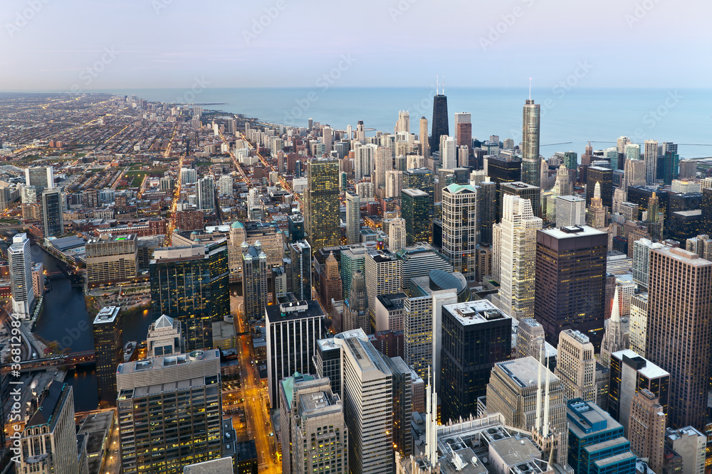 Obraz premium Miasto Chicago.