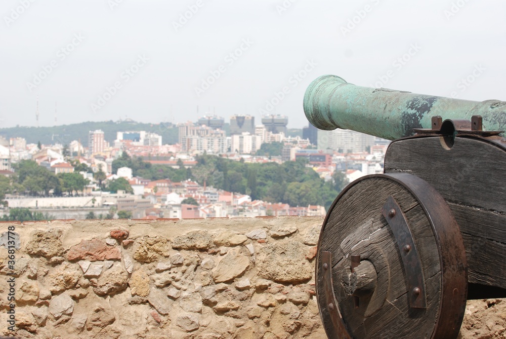 St. George castle, Lisbon, Portugal