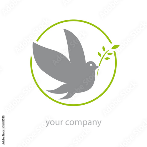 logo, symbole colombe, symbole paix