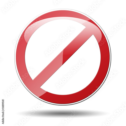 Free Download Señal trafico prohibido - GFXLoad