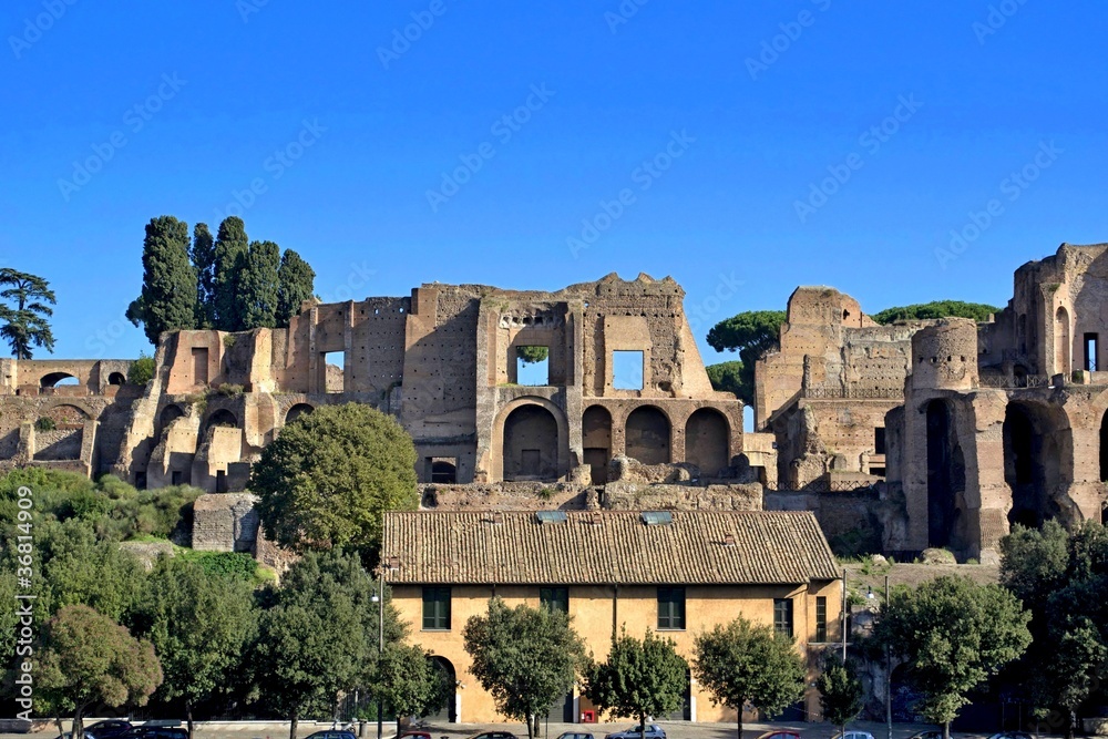 Roma - Palazzi imperiali imperiali del Colle Palatino