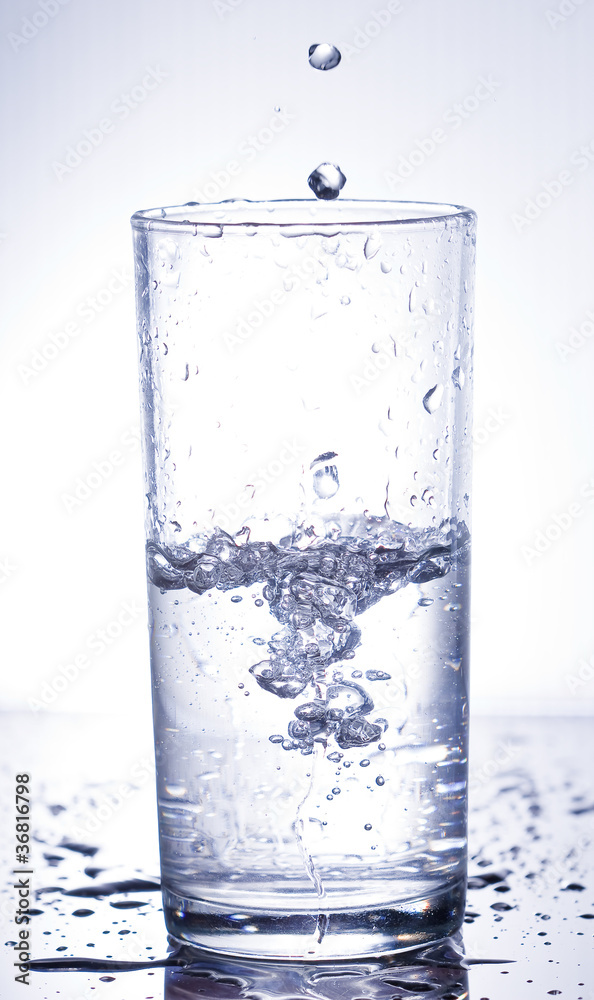 Glass with water Glass with water