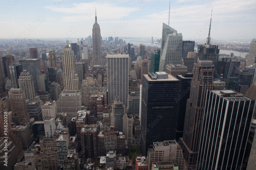 Vue de New York depuis le Rockefeller Center