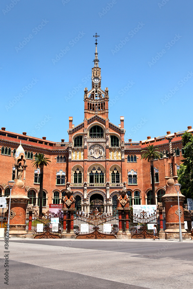 Obraz premium Hospital de Santa Creu i Sant Pau, Barcelona