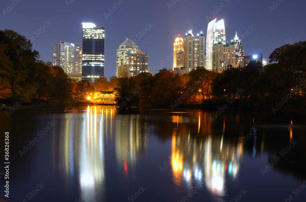 Obraz premium Atlanta Z Piedmont Park