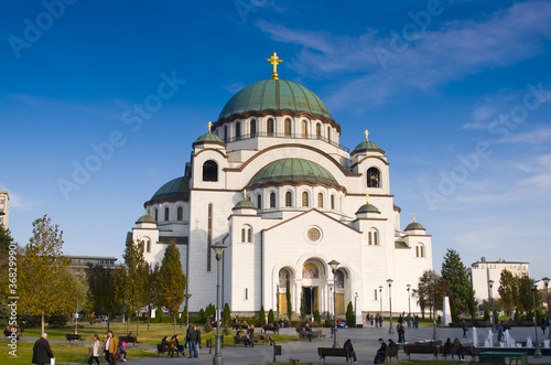 Orthodox Cathedral of Saint Sava in Belgrade, Serbia