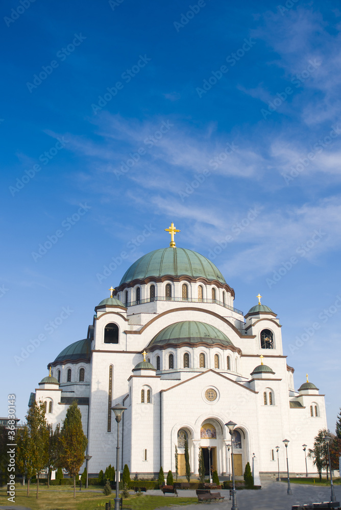 Orthodox Cathedral of Saint Sava in Belgrade, Serbia