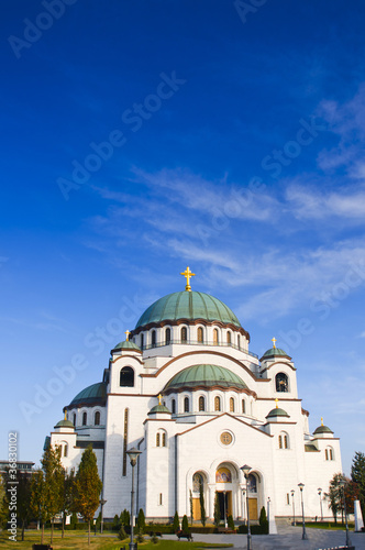 Orthodox Cathedral of Saint Sava in Belgrade, Serbia