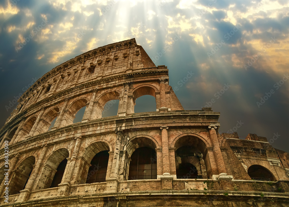 Naklejka premium Great Colosseum in Rome