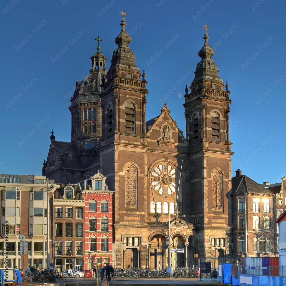 Saint Nicholas church in Amsterdam, The Netherlands
