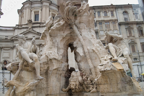 Fuente de los cuatro vientos, Roma photo