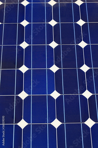 Solar panel  cell and battery  detail and close-up