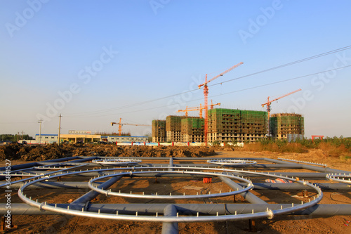 Photography music fountain installation site