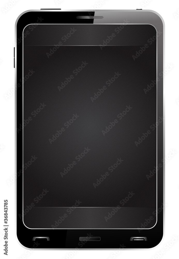 Vector Black Smartphone Vector Black Smartphone