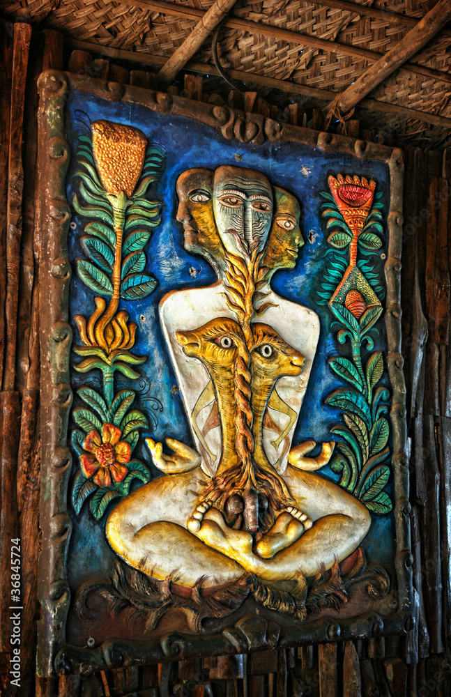 Obraz premium kundalini awakening sculpture