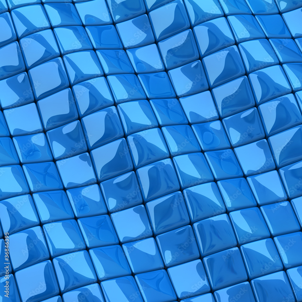 Abstract blue checkered background Abstract blue checkered background
