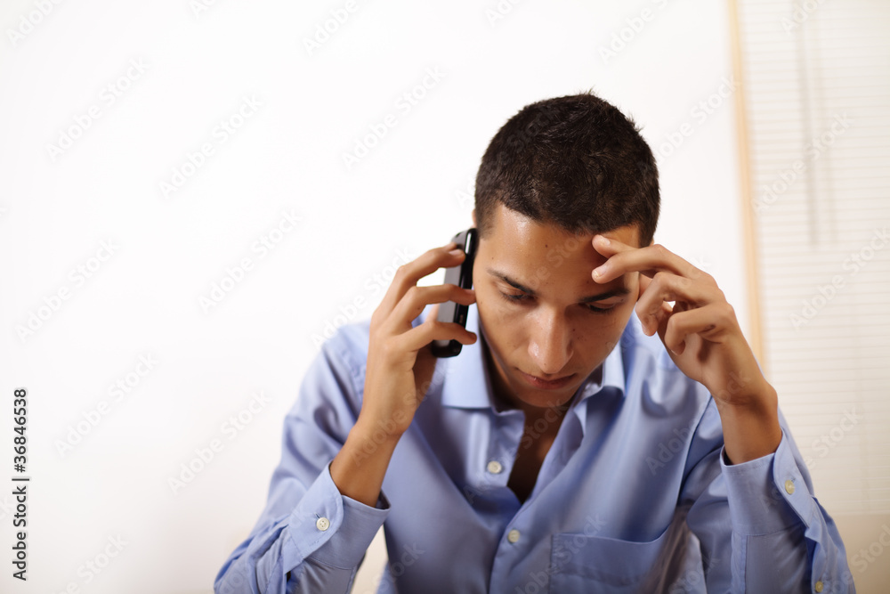 businessman talking on mobile phone businessman talking on mobile phone