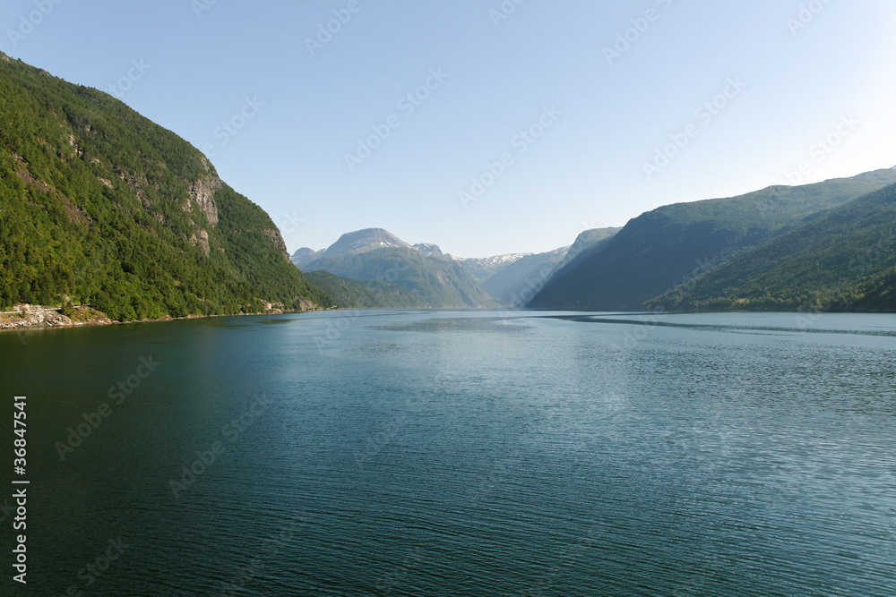 Norwegian fjord.
