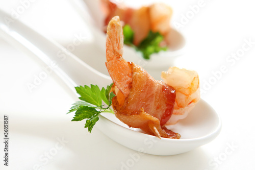 Photography Bacon Wrapped Shrimp