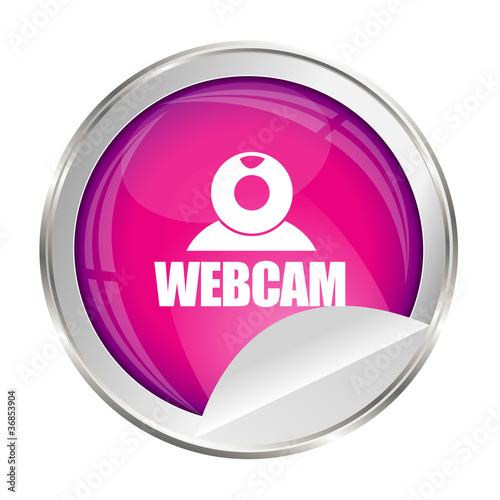 bouton rose webcam