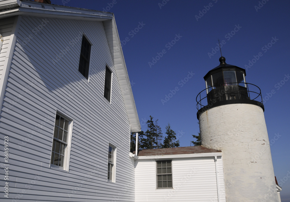Bass Harbor Head Lighthouse, Acadia-Nationalpark, Maine, USA