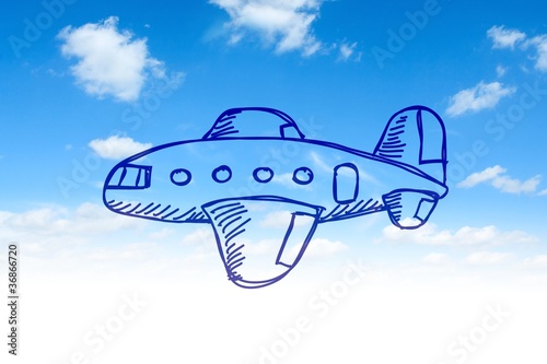 Drawing of aircraft