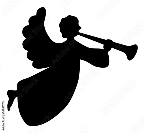 angel with trumpet