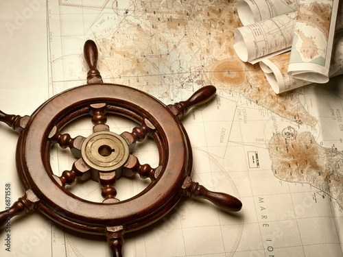 Navigation maps and helm