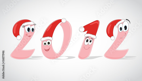 Funny digits of the year 2012